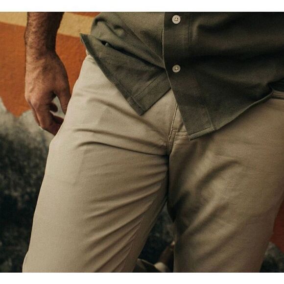 Taylor Stitch The Democratic All Day Pants in Aluminum Bedford Cord 29 & 36 - Picture 5 of 15